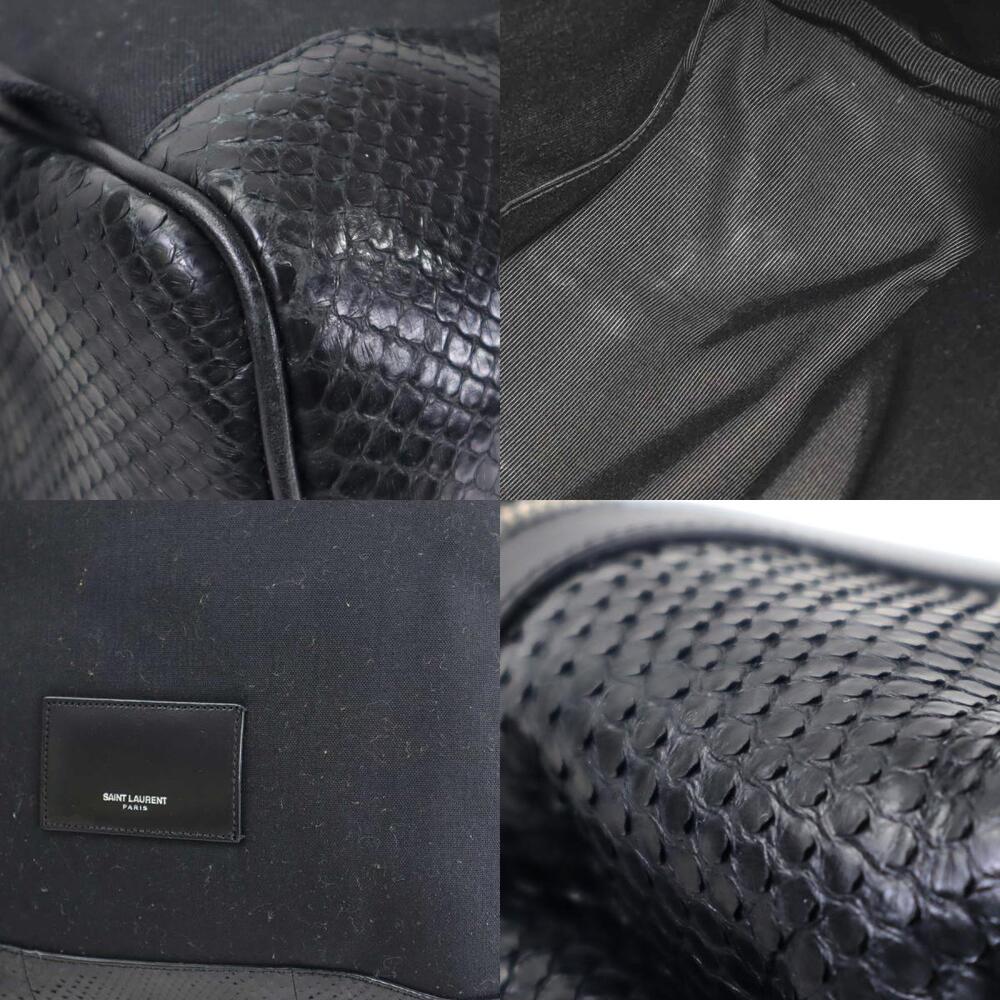 Saint Laurent Backpack Python Black - Picture 4 of 5